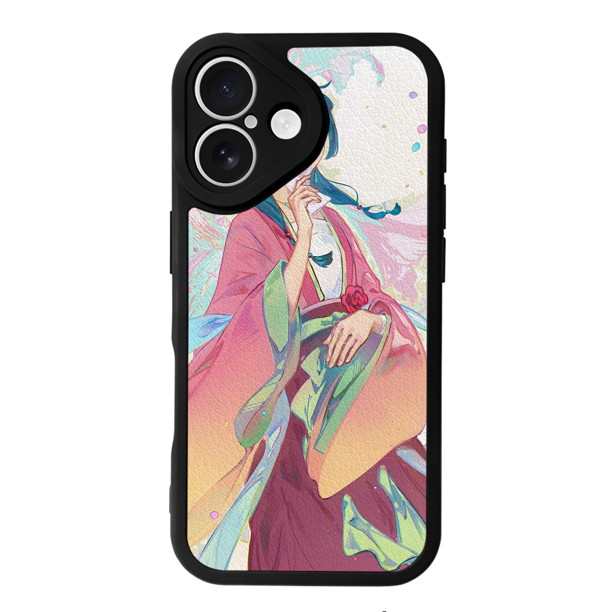 （画像用） 薬屋のひとりごと The Apothecary Diaries 【iPhone 16シリーズ対応】シリコンスマホケース（レザー調） 材質：シリコン
